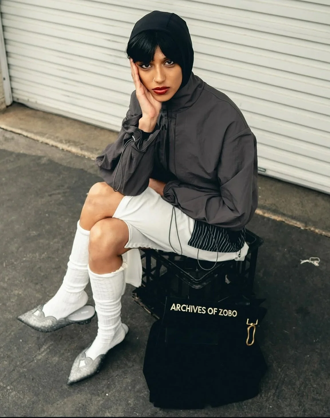 ASH (@ashriapurohit_ ) for @archives_of_zobo 💼 💚 

Photography: @essairfann
Creative direction: @ifeellikechristine