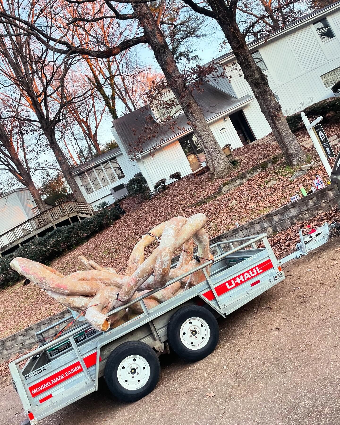 what is time? still don&rsquo;t have any good photos of the new house, but here&rsquo;s a snap from moving day (week?) - pro movers quoted us $6000 to move all our stuff (not even including packing), $1200 of which was to move this monstrosity of a s