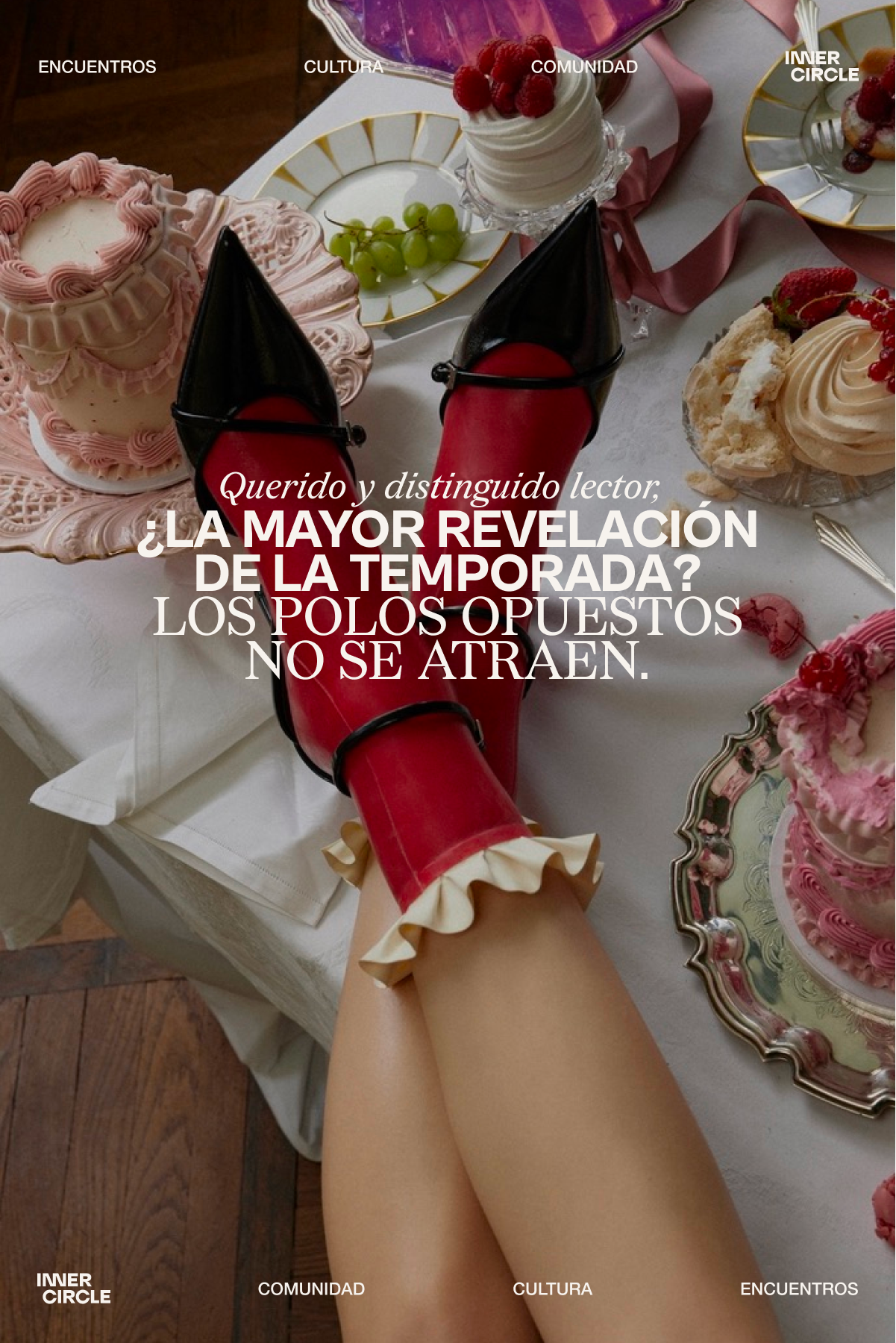 Querido y distinguido lector, ¿la mayor revelación de la temporada? Los polos opuestos no se atraen.