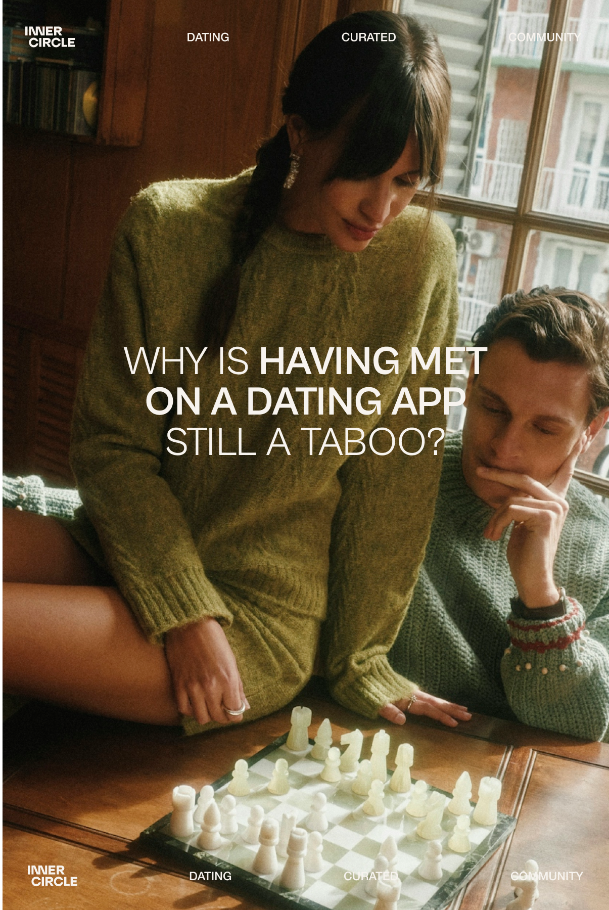 Why is having met on a dating app still a taboo?  