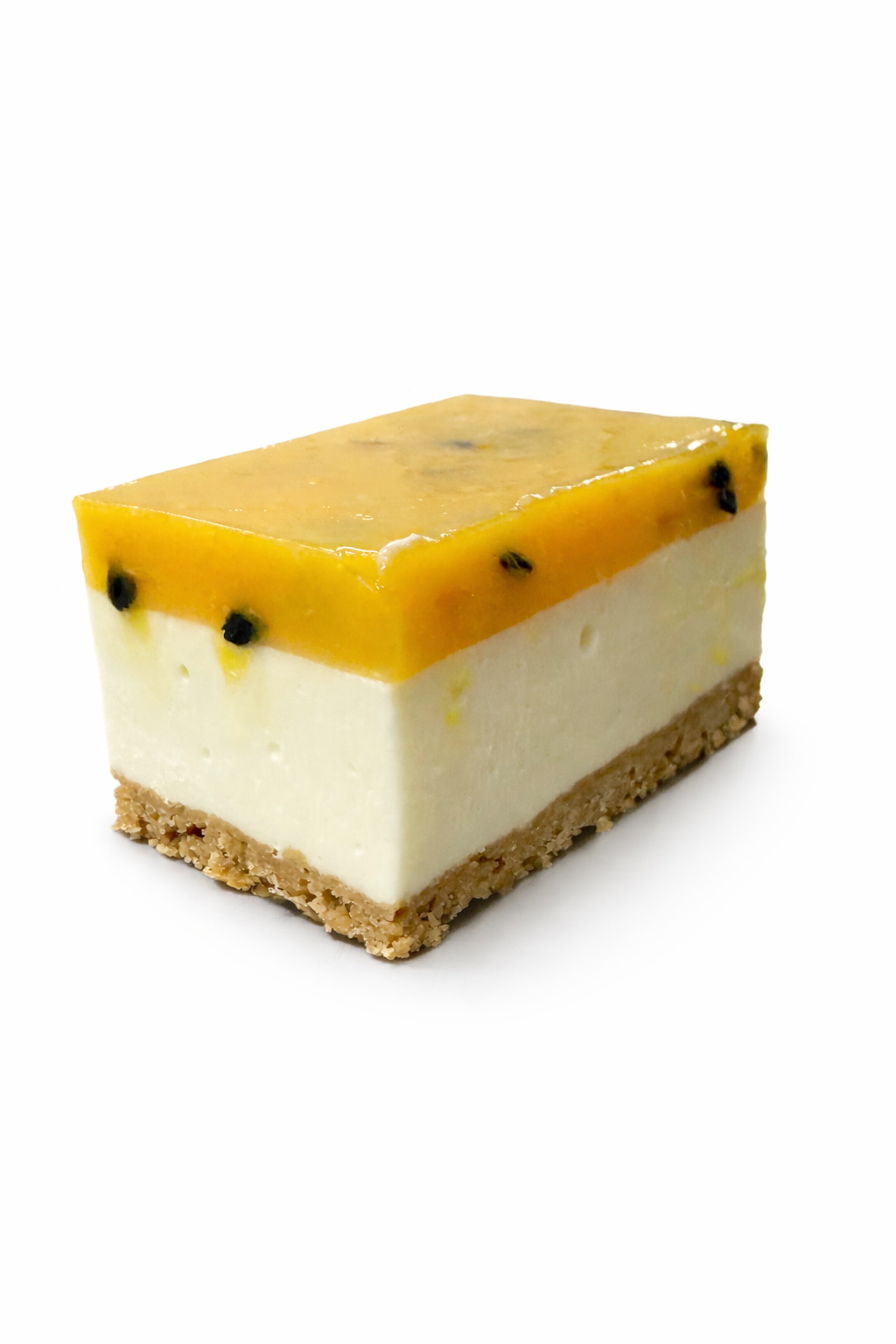 Passionfruit Curd Cheesecake [Gluten-Free]