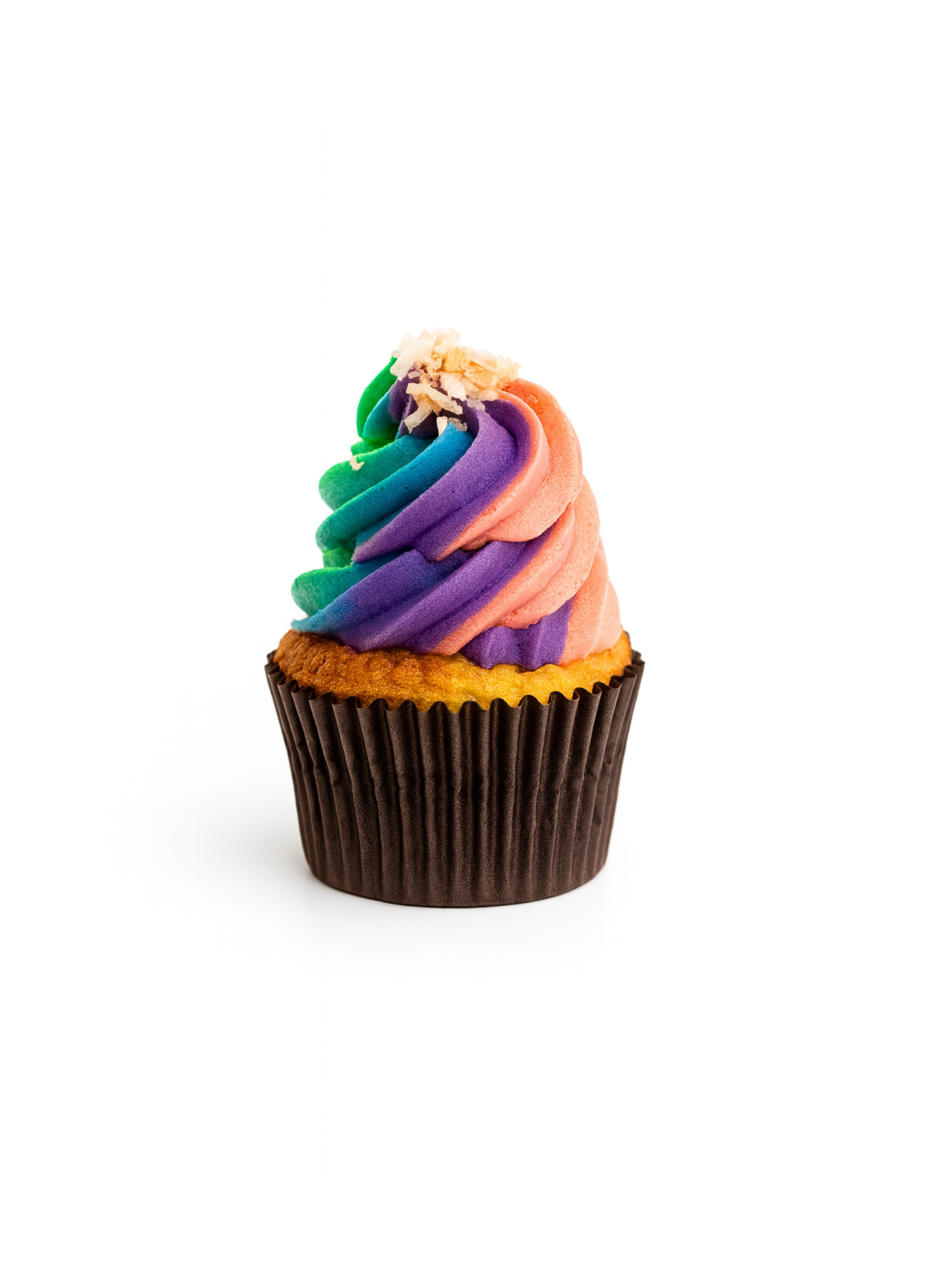 White Chocolate Rainbow Cupcake [Gluten-Free] - Box of 2