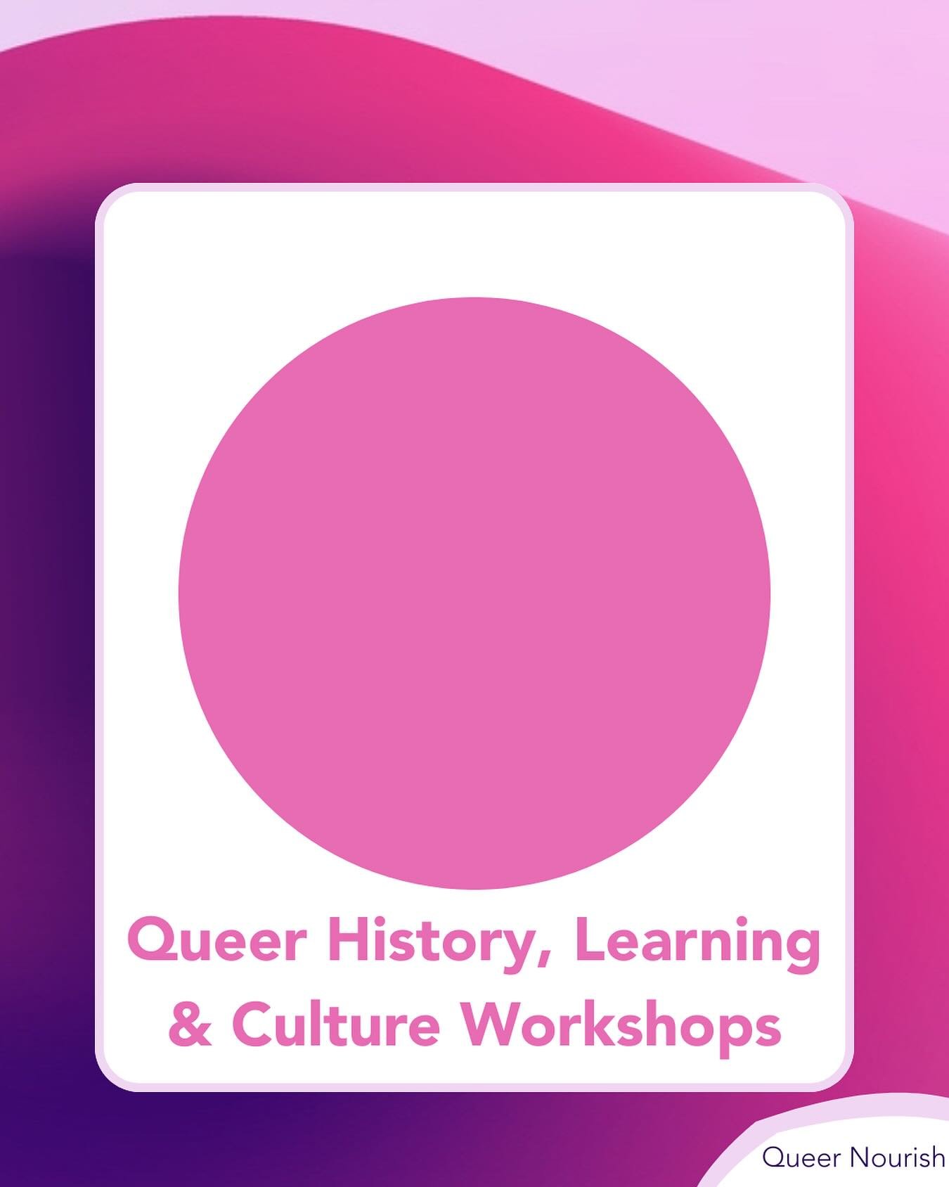 Yes, it&rsquo;s time to start planning for pride! It&rsquo;ll be here before you know it. I cover a range of topics that are perfect for your company/org pride celebration. Current workshops listed @ queernourish.com (p.s. I offer bespoke group learn