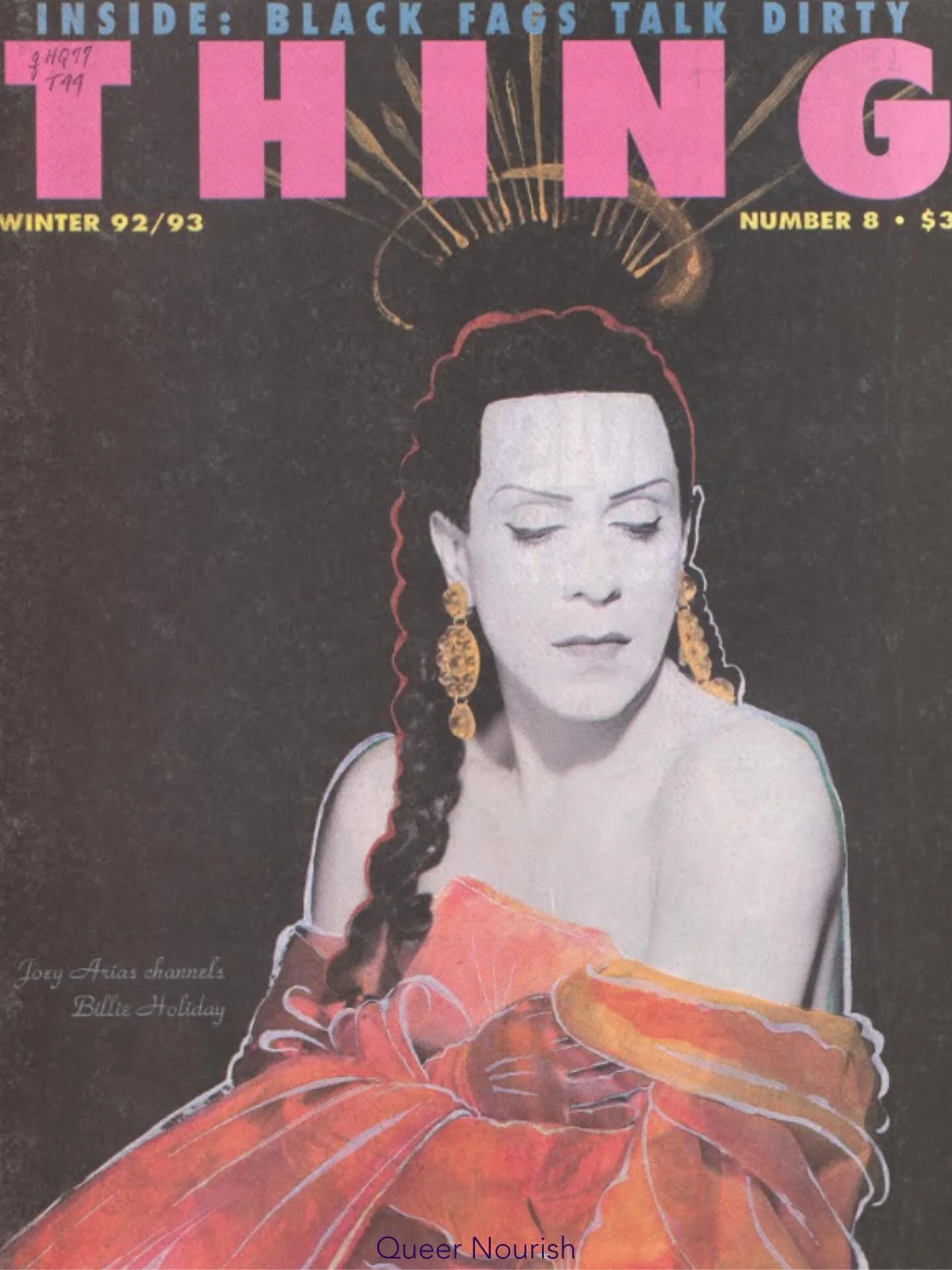 THING Magazine No. 8 featuring Joey Arias, courtesy of @chicagomuseum 🩷✨

#LGBTQ #Queer #Trans #QueerArt #Vintage