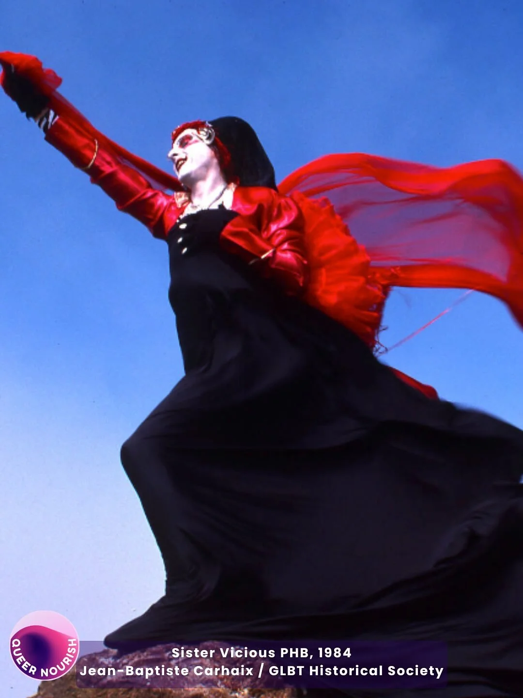 The Sisters of Perpetual Indulgence was born in the Castro District of San Francisco on Easter Sunday 1979. The first order was founded by Sister Vicious PHB, Reverend Mother, Missionary Position, and Hysterectoria-Agnes and has since expanded to doz