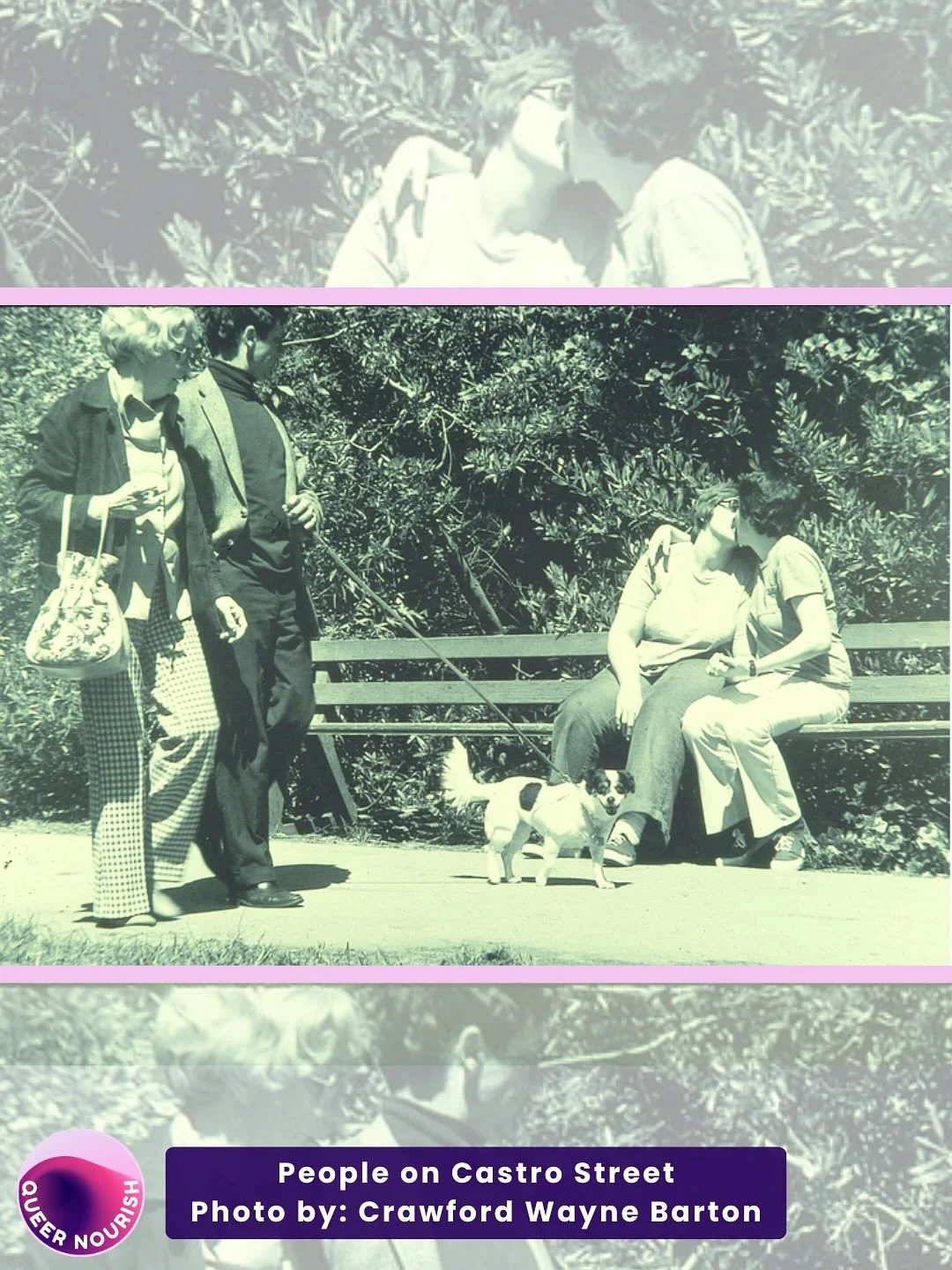 People on Castro Street as photographed by Crawford Wayne Barton. All images courtesy of GLBT Historical Society. 💐🌈✨
