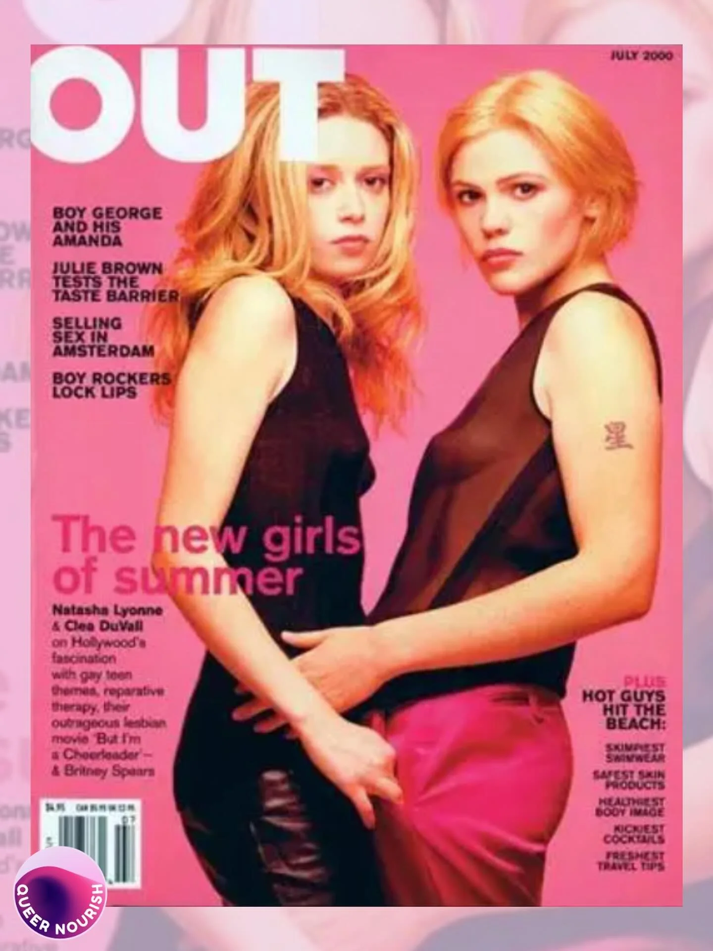 Out Magazine, July 2000 💐✨💫
Image sourced via @outmagazine cover gallery archive