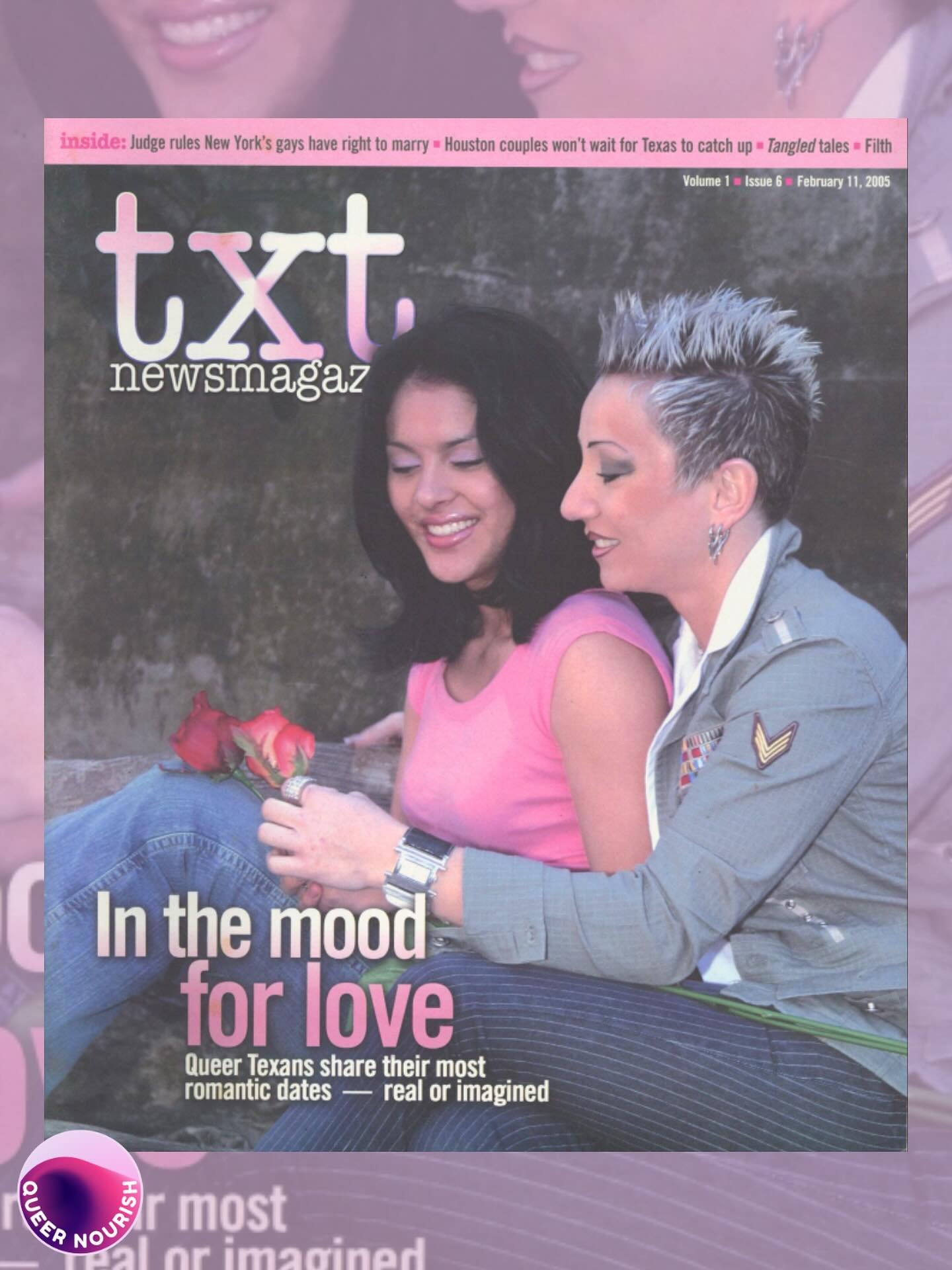 txt newsmagazine, Vol 1 Issue 6, February 11, 2005
Image sourced via Houston LGBT History by @jddoylearchives 💐🌟💕