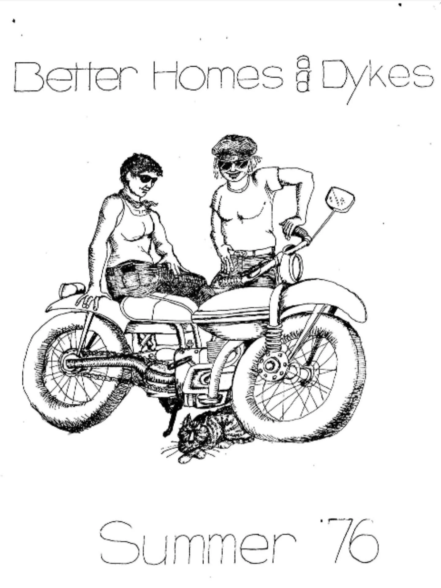 Better Homes and Dykes, Summer 1976 🛵💨
Image from @multnomahcountylibrary 🩷🌈✨