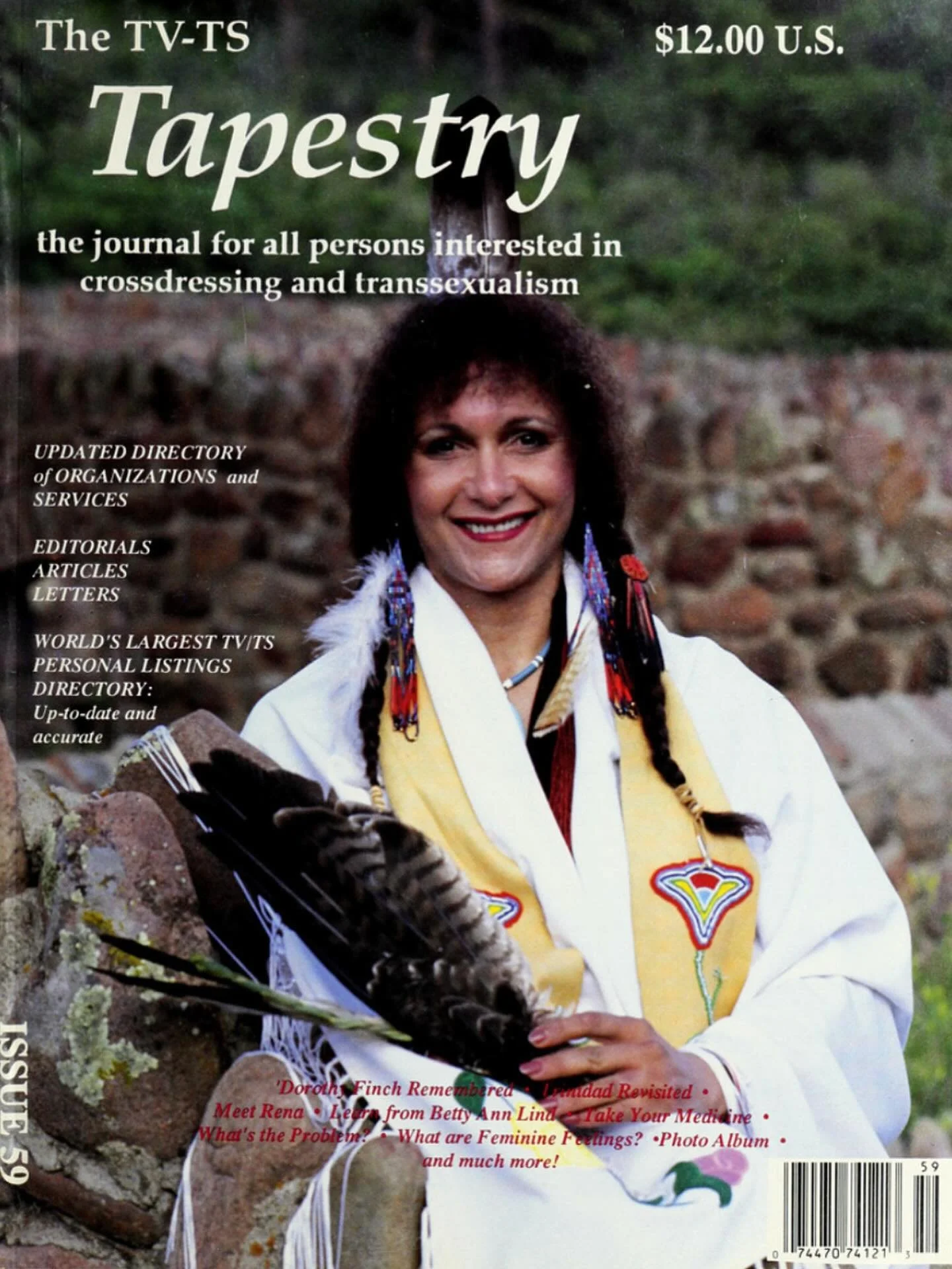 The TV-TS Tapestry magazine, later named Transgender Tapestry, Issue 59, 1991 💐🏳️&zwj;⚧️💕

Image sourced via @digitaltransarc