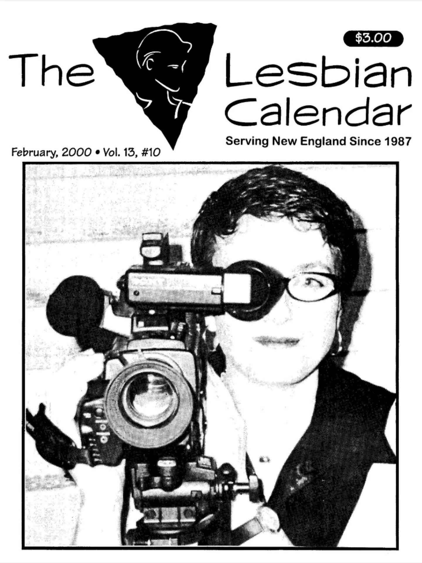 The Lesbian Calendar, Vol. 13, No. 10, February 2000 🗓️📹✨
Image from @multnomahcountylibrary