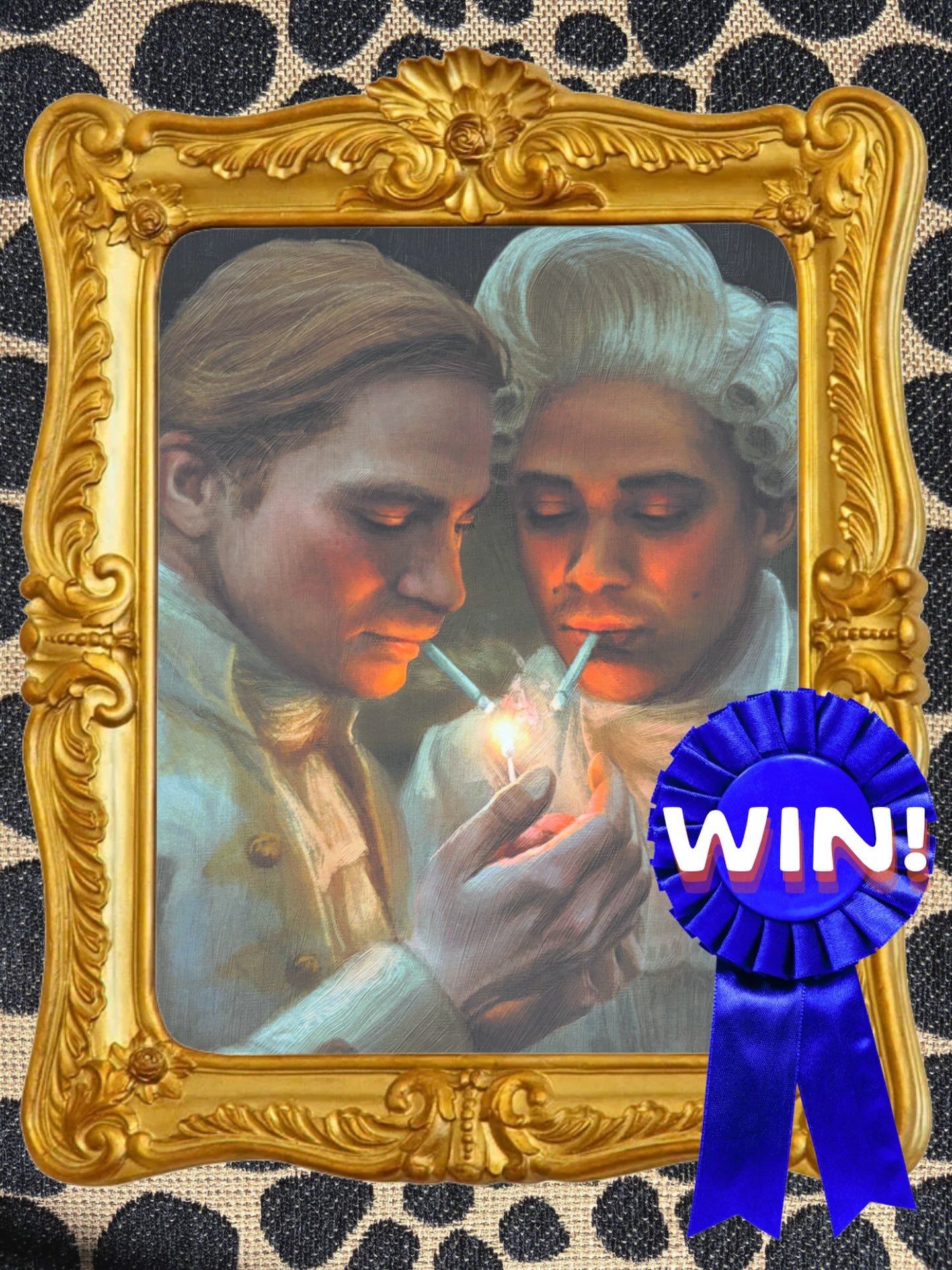 RAFFLE PRIZE LOADING🦇✨ I&rsquo;m giving away artwork at Interview With The Vampire Trivia Night! All folks who attend will receive a raffle ticket, and the winner will get this gorgeous (unframed) artwork of Louis and Lestat. Artwork is by digital a