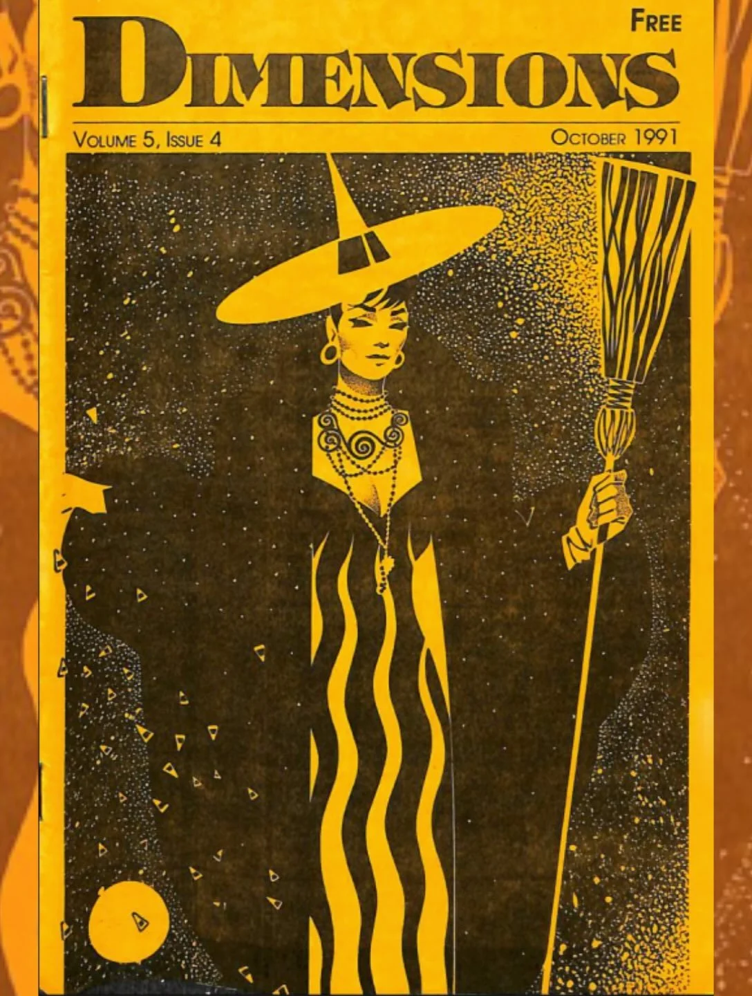 Gay Halloween fast approaches! Have you figured out your costume yet? 🧹🍂✨

Dimensions, Vol 5 Issue 4, October 1991. Image sourced via Houston LGBT History by @jddoylearchives