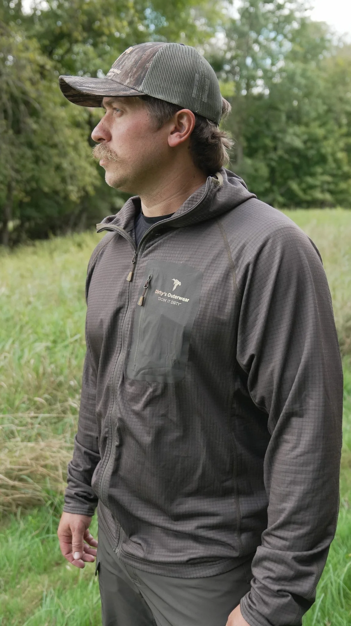 Cinnamon Teal Series – Hooded Quarter Zip