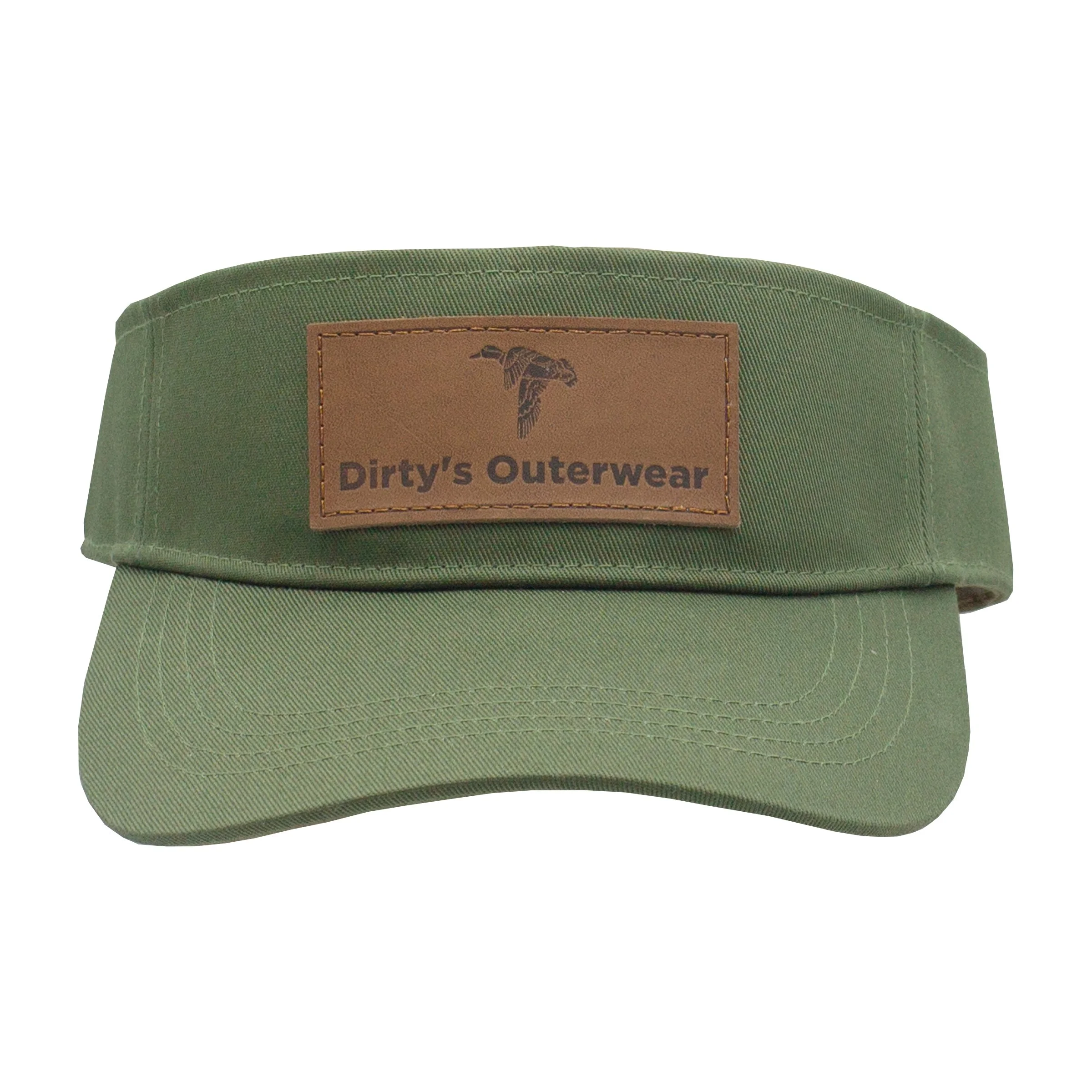 Cotton Twill Visor with Patch
