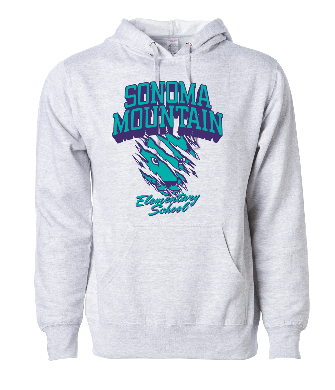 SOMO Mascot Hoodie  Adult–  Grey