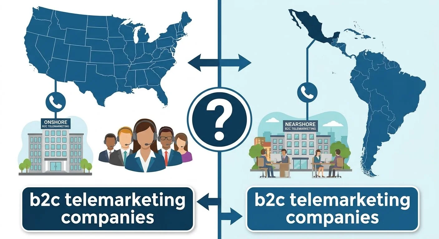 Should You Onshore or Nearshore Your B2C Telemarketing?