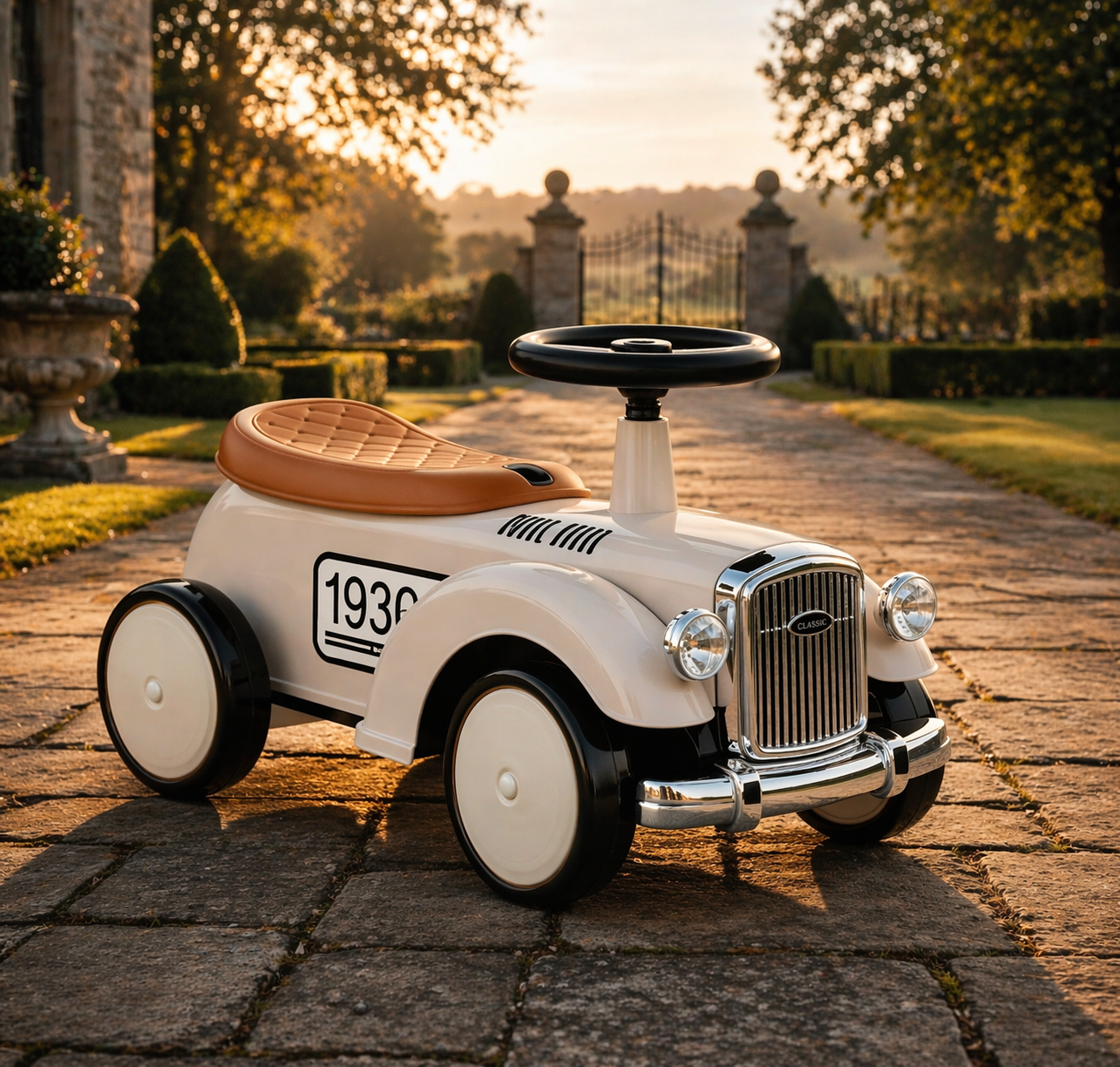 The Highclere Luxe Glider Ride-On Car
