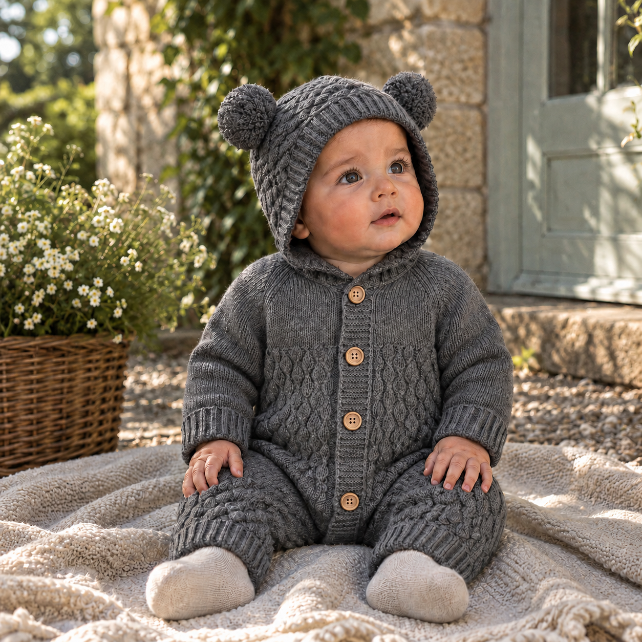 The Pebble Knit All-in-One
