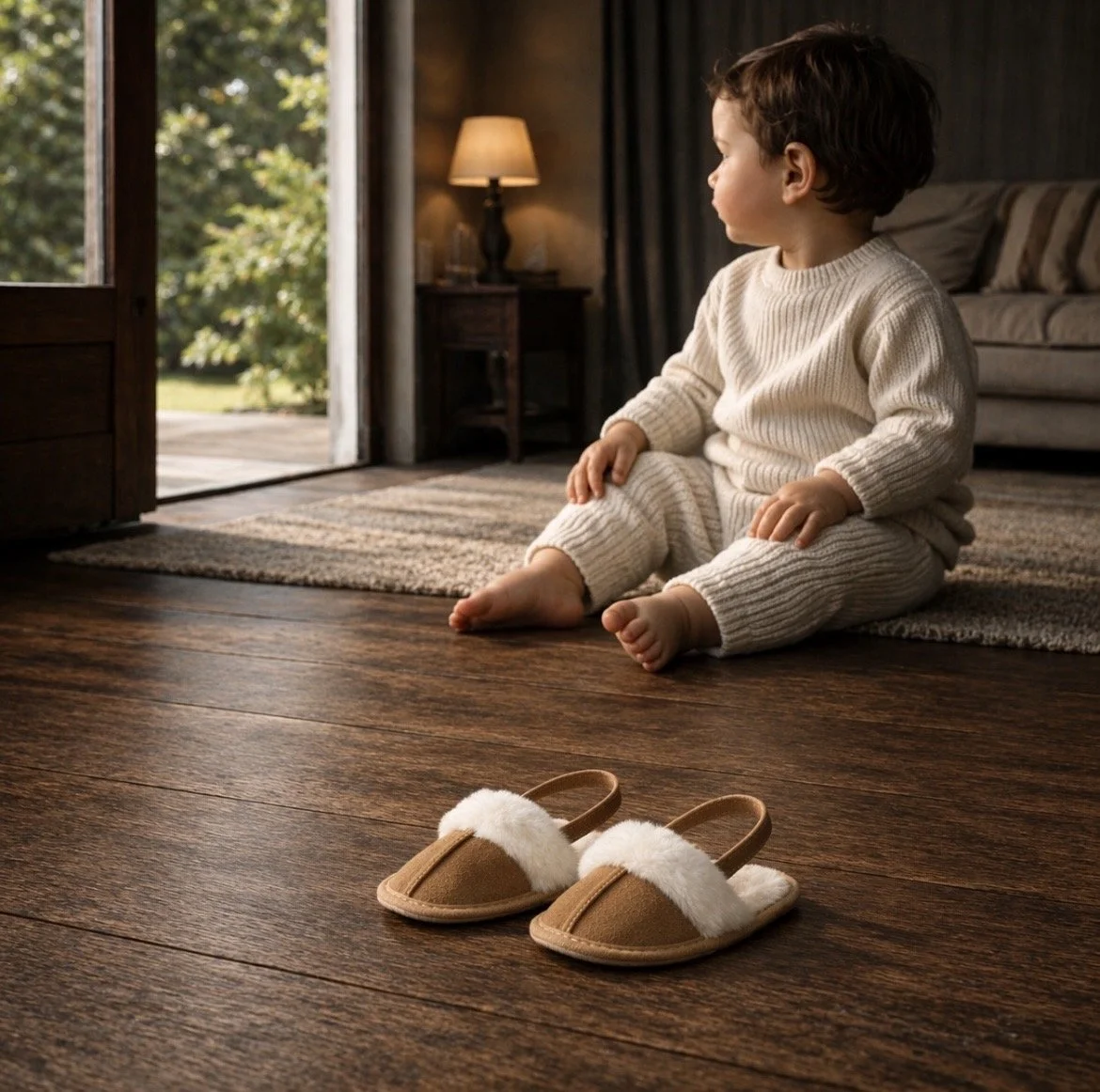 The Kensington Slingback Baby Slippers