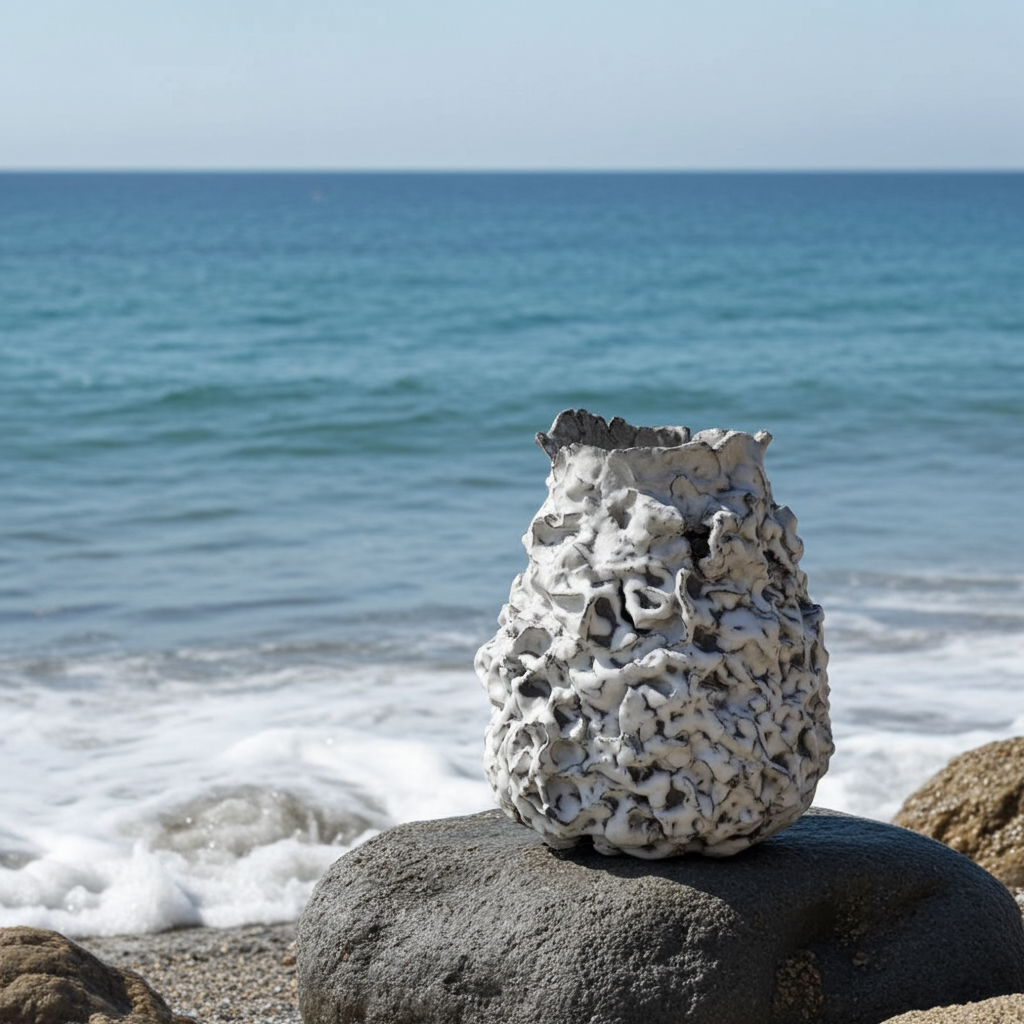 Sculptural vase 8, Salamandra