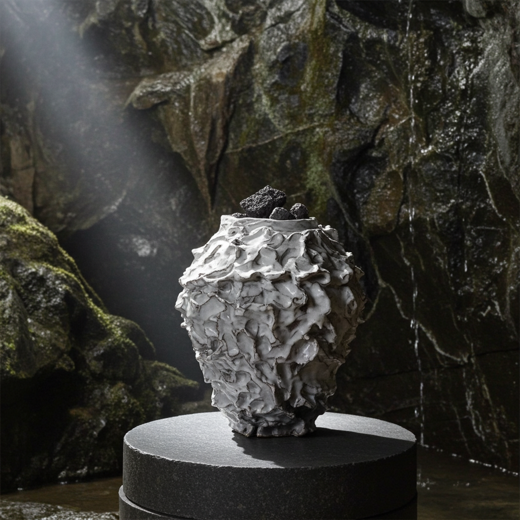 Sculptural vase 1, Salamandra