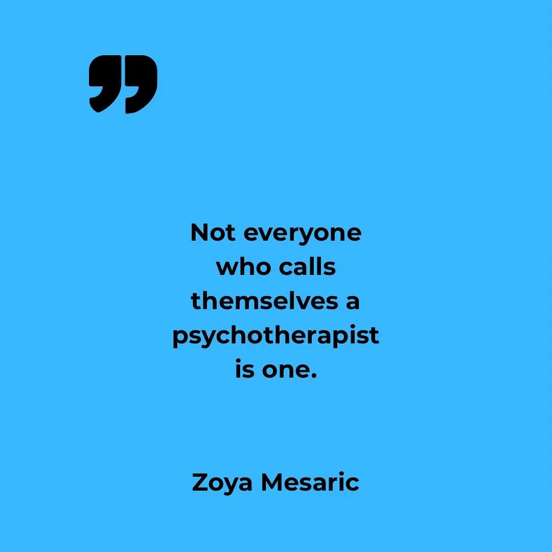 Lately, I&rsquo;ve been hearing more and more stories of people who went to psychotherapy, and left more confused, more hurt, or even re-traumatized.

And honestly, it breaks my heart. Because psychotherapy is sacred work. But like any field, ours ha
