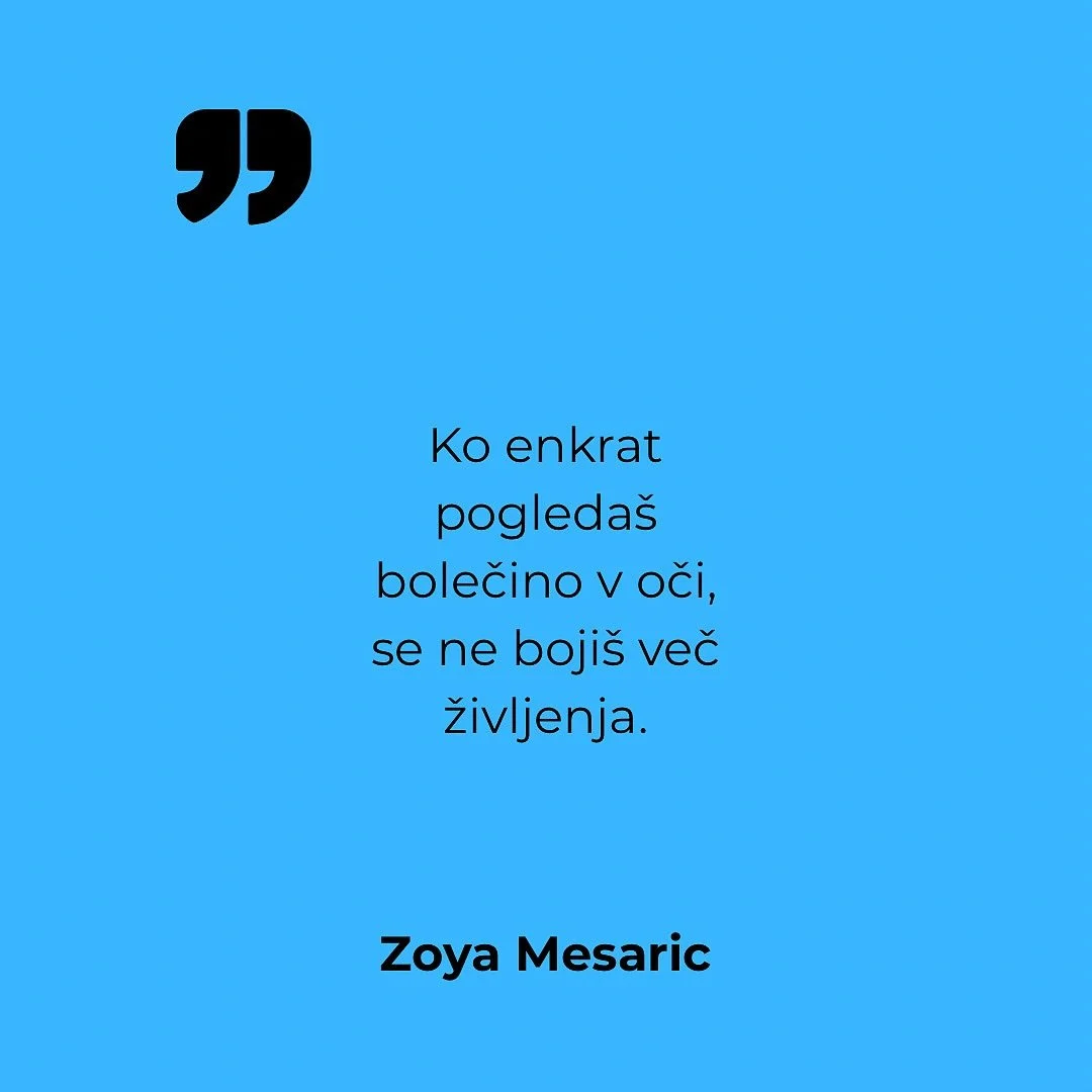 Končala sem novo kolumno za Elle. Tokrat brez distance. Brez filtra. Ker mir ni cilj, je stranski učinek poguma.

Ne i&scaron;čem miru. Na&scaron;la sem ga. Na&scaron;la sem tisto, kar me je skoraj uničilo, in tam sem postala resnična. Zdaj pa pomaga