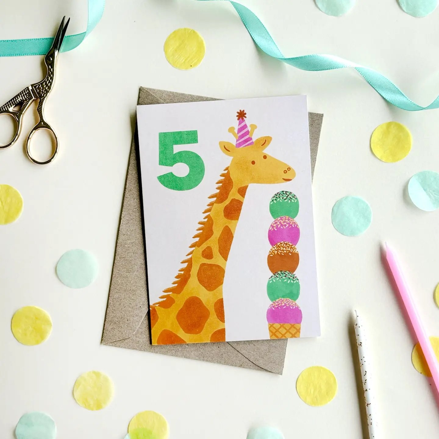 Age 5 Giraffe Birthday Card.jpeg