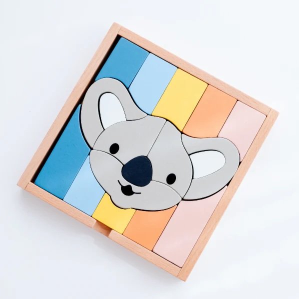 Stellavan & Papa ~ 3-in-1 Small Block Puzzle, Koala4.jpeg
