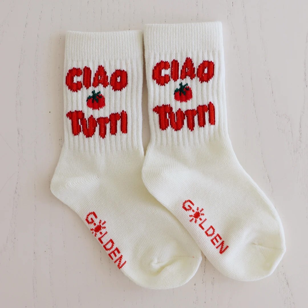 Golden Children ~ Ciao Tutti Socks Cream.jpeg