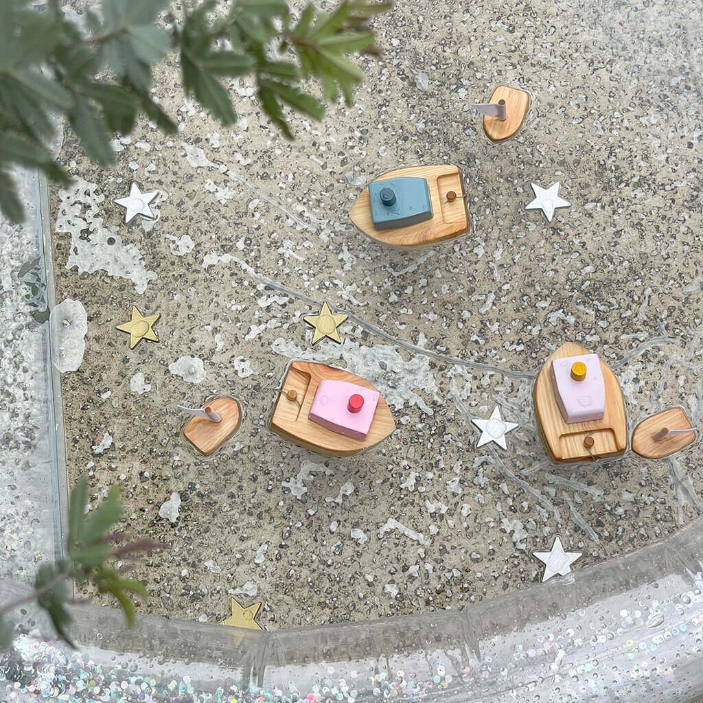 Kiko & GG ~ Kiko+ Ofune Wind-Up Boat, Lavender1.jpeg