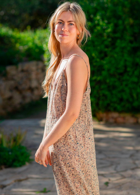 DITSY PRINTED MAXI SLIP DRESS