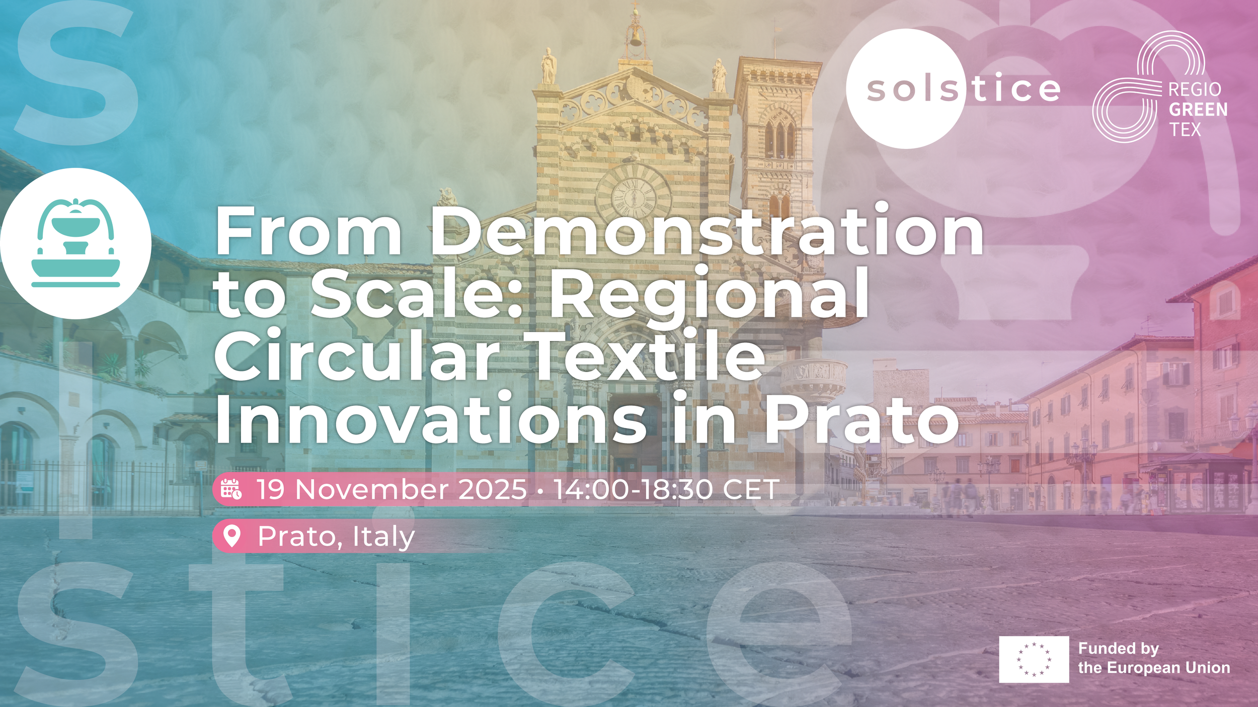 Register for the first SOLSTICE regional event, in Prato