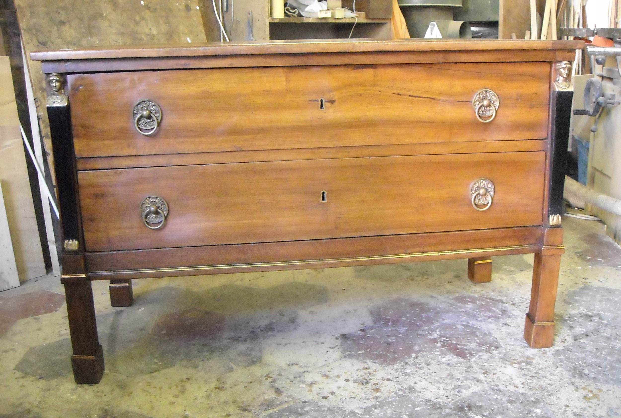 restauro comò impero 004.JPG