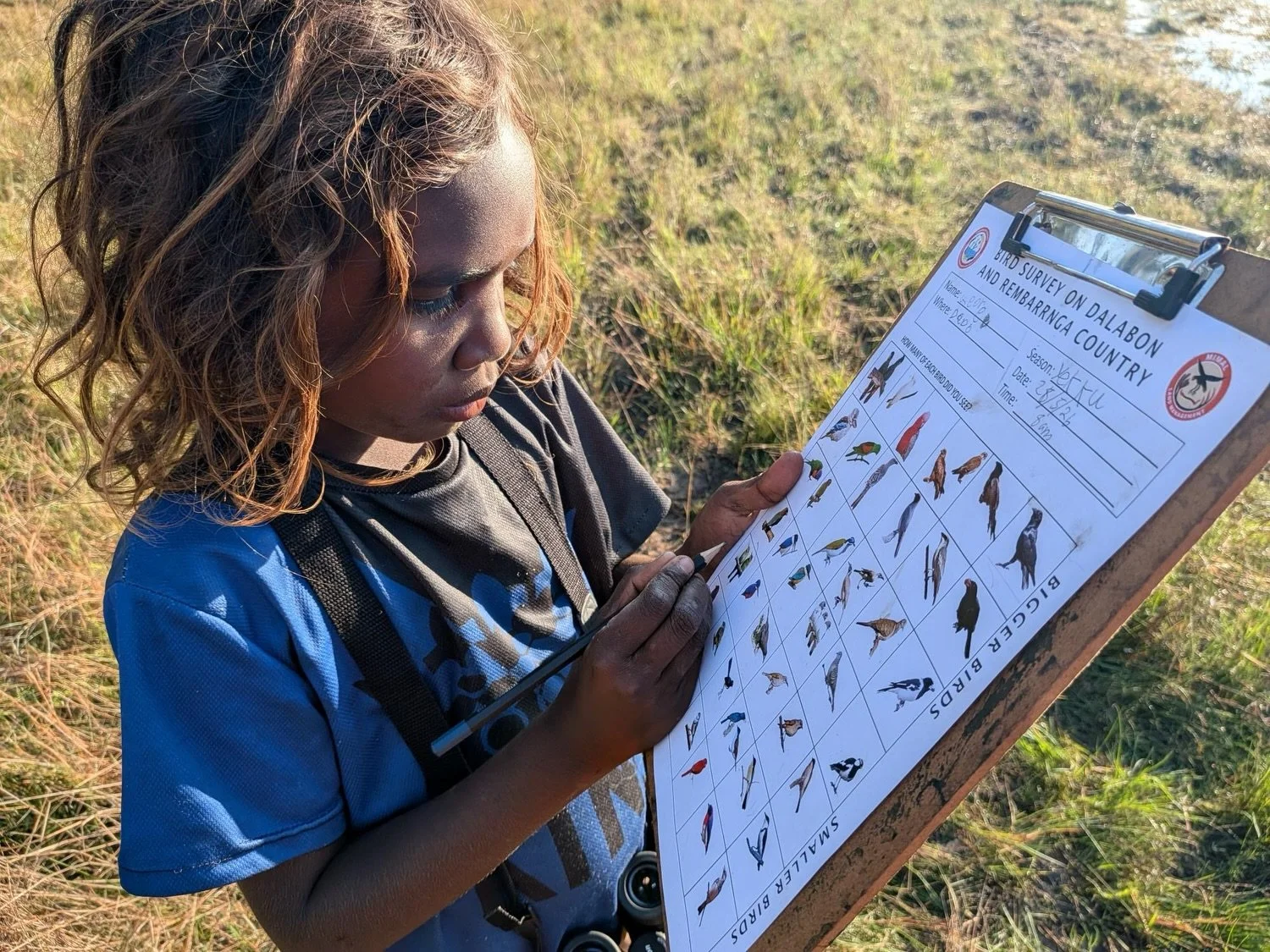 From the Learning on Country Team:

Photos from korlomomo (crocodile class) camp la Kroppulyul Billabong this week ☀️

Activities included bird surveys, spear-making (boys), pandanus stripping and dying (girls),&nbsp;&nbsp;weaving (girls) and fishing