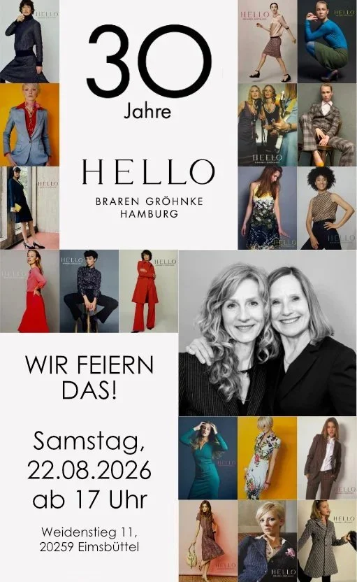 30 Jahre HELLO Braren Gröhnke - Plakat