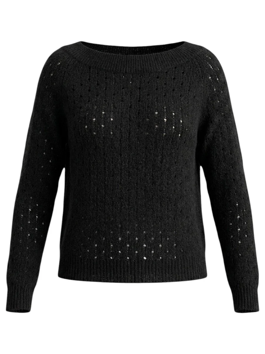 Gran Sasso Lochstrick-Pullover