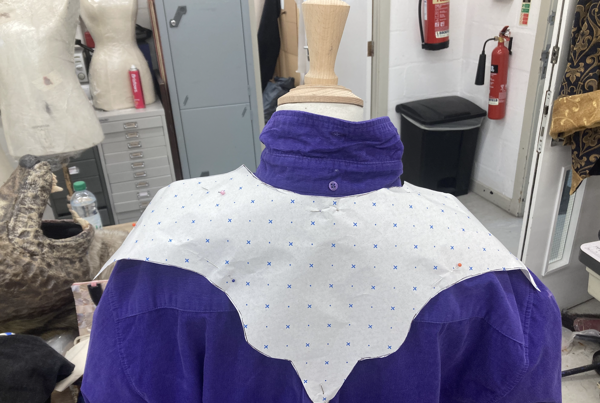 Testing out on the shirt