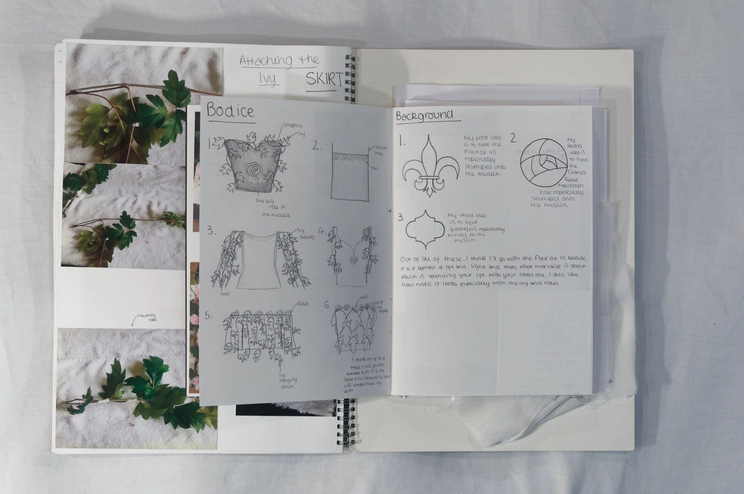 Ideas for bodice and backdrop
