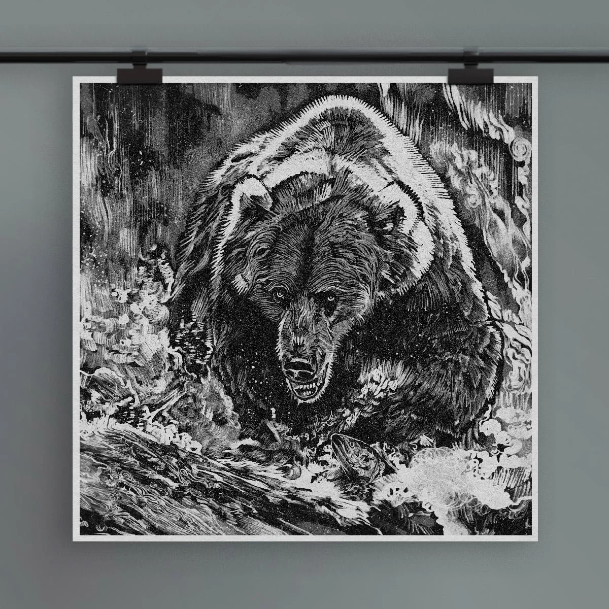 'Bear Fishing' Print (2026)