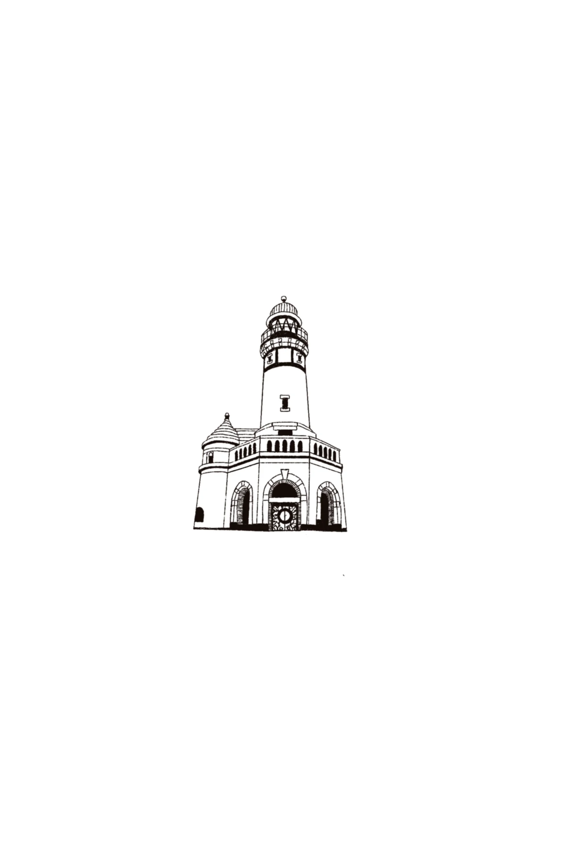 Illustration Leuchtturm Holtenau Kiel