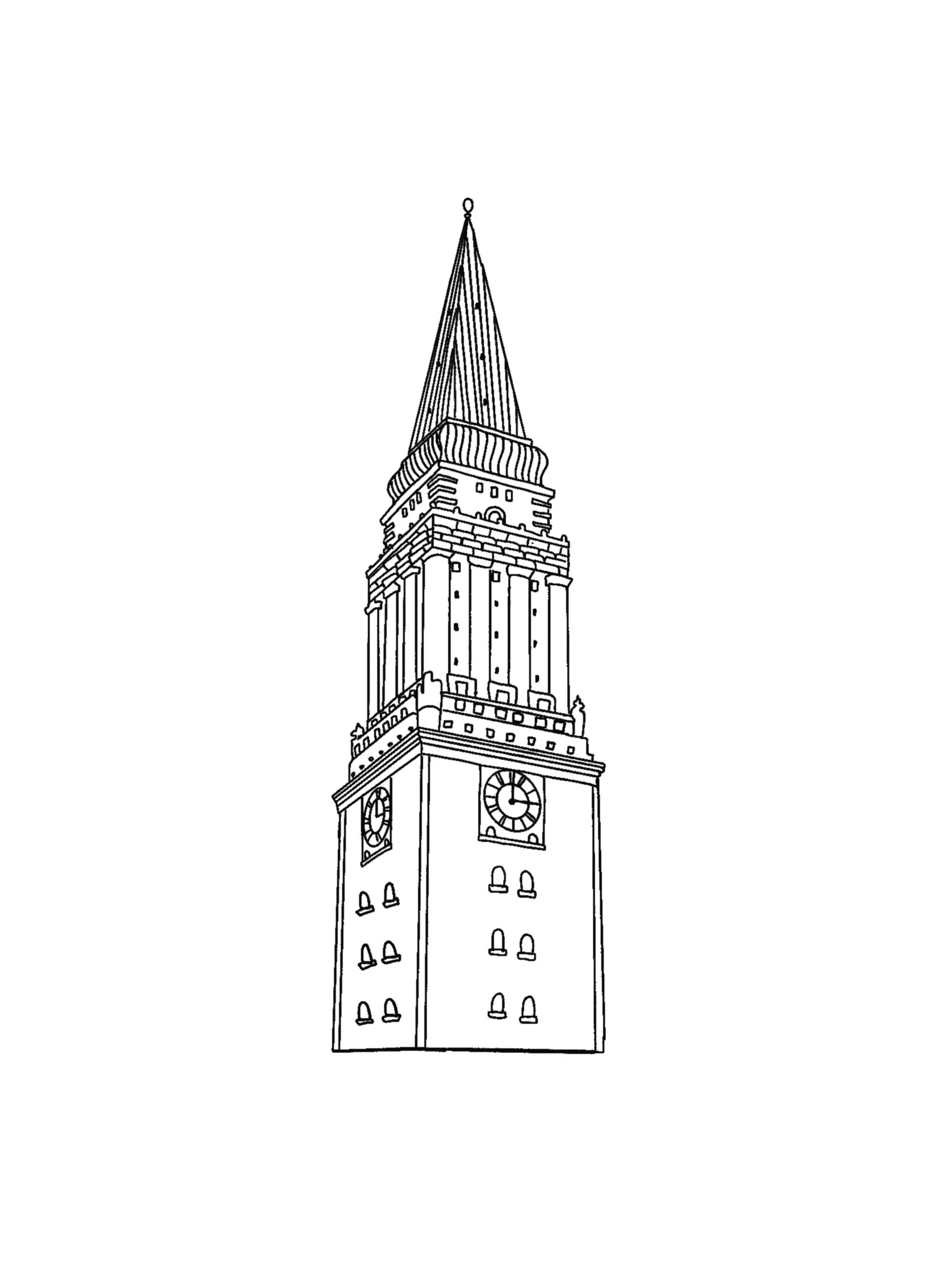 Illustration Kieler Rathaus Katharina Bill