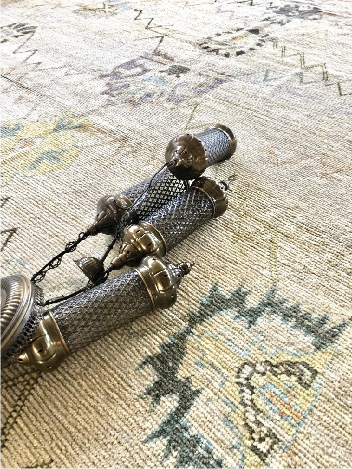 Birch Oushak: close-up