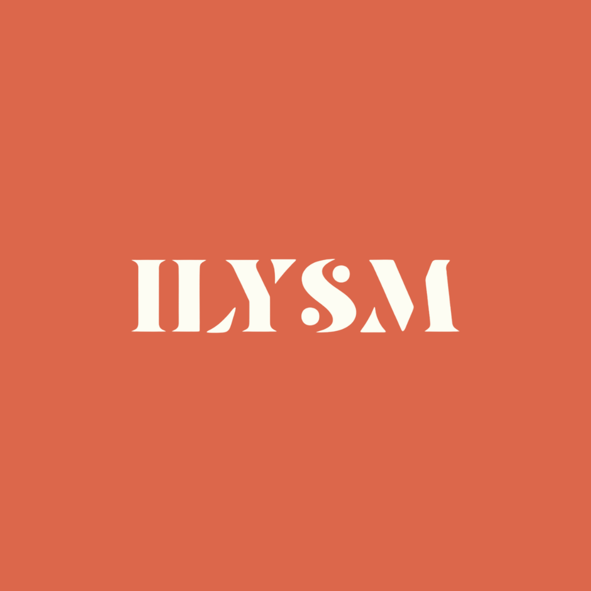 Upside-down white text on an orange background.