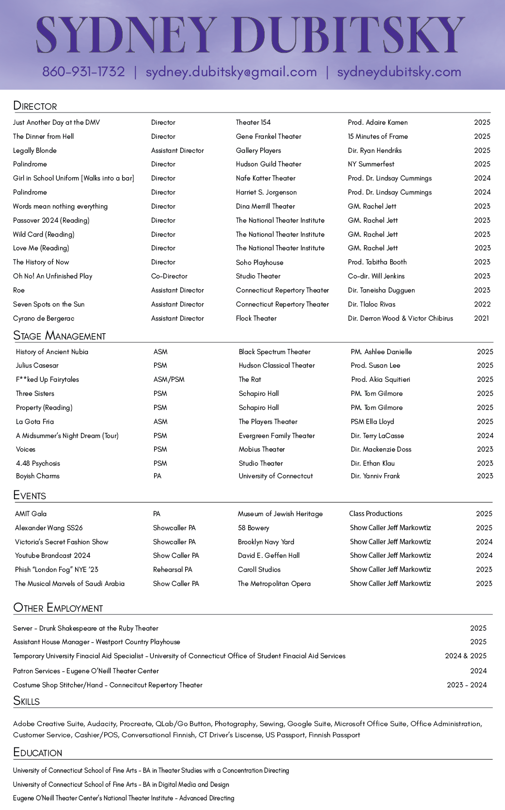 Sydney Dubitsky Director Resume.png