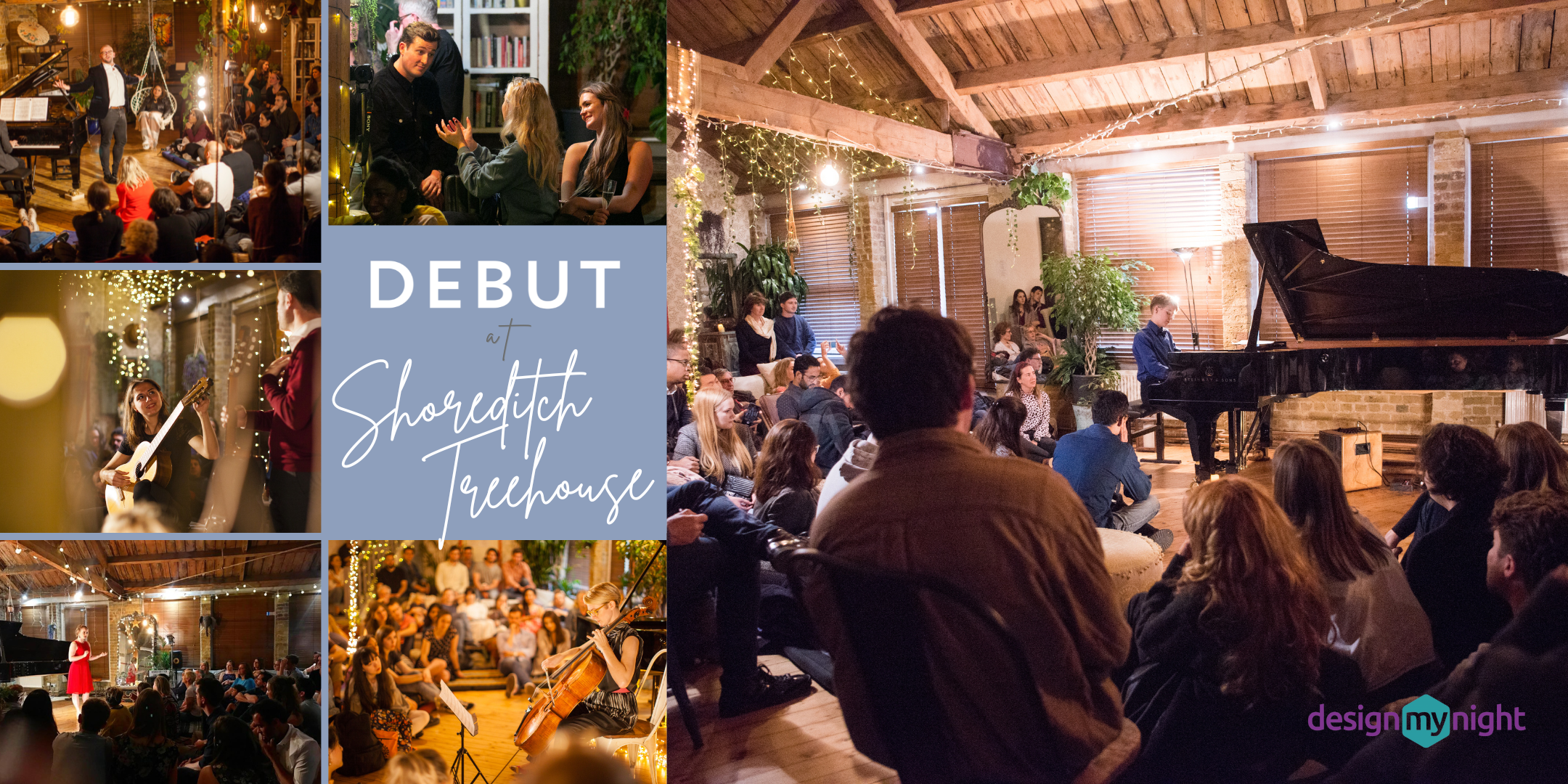 London: Debut Secret Concert at Shoreditch Treehouse