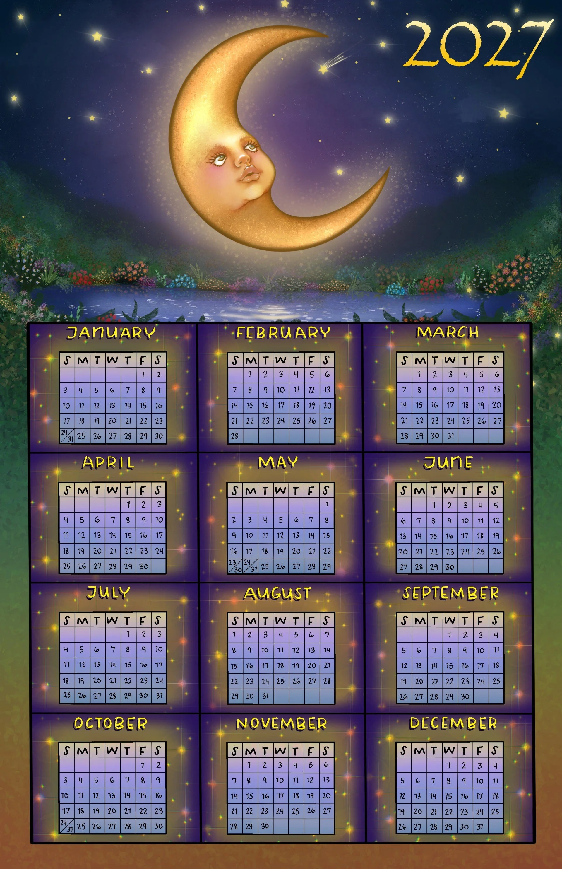 #48 Full Year Calendar #2