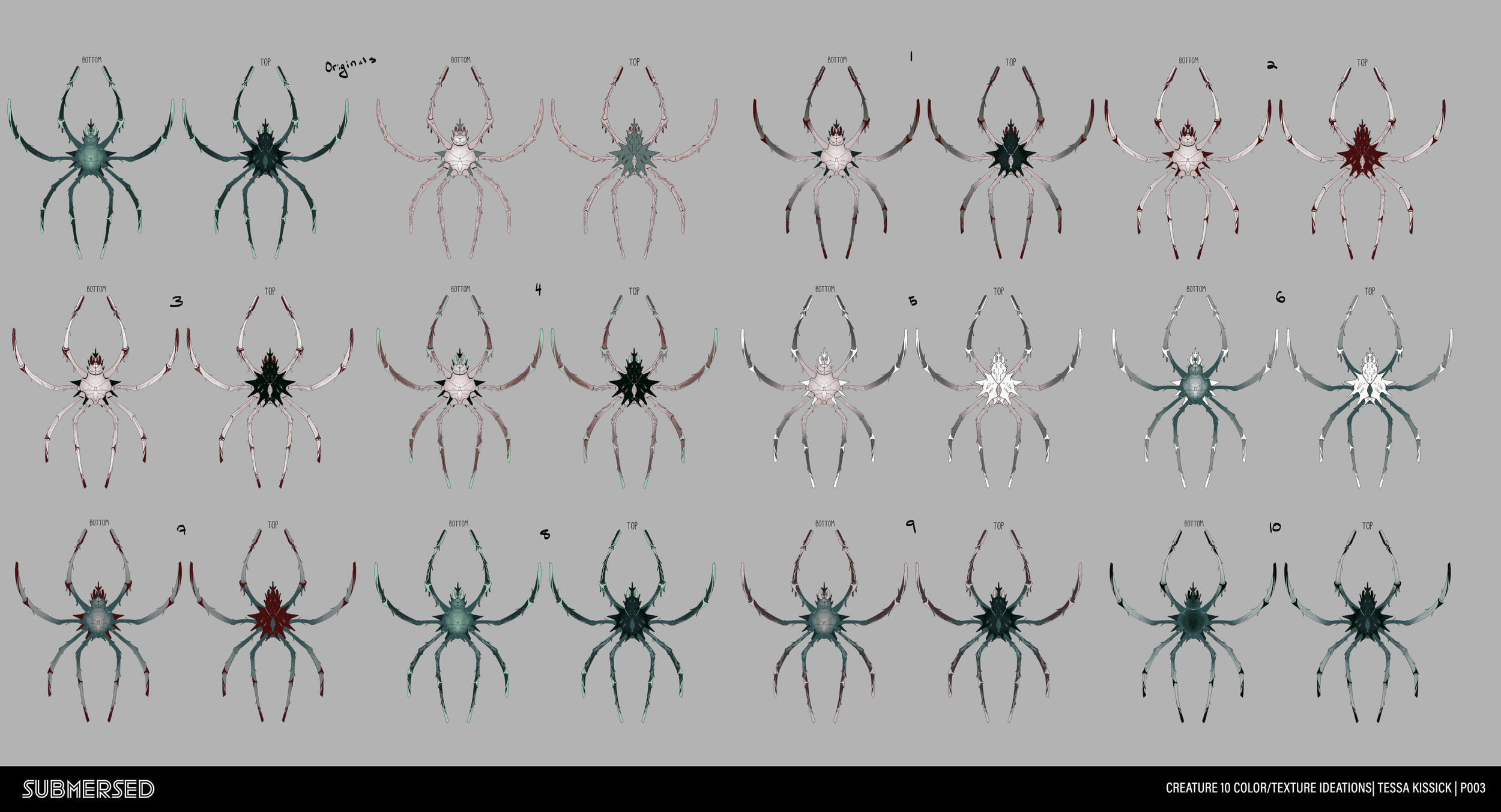 Original Creature Design by Alex Cox
Cleaned Lines by Olivia Kowalksy