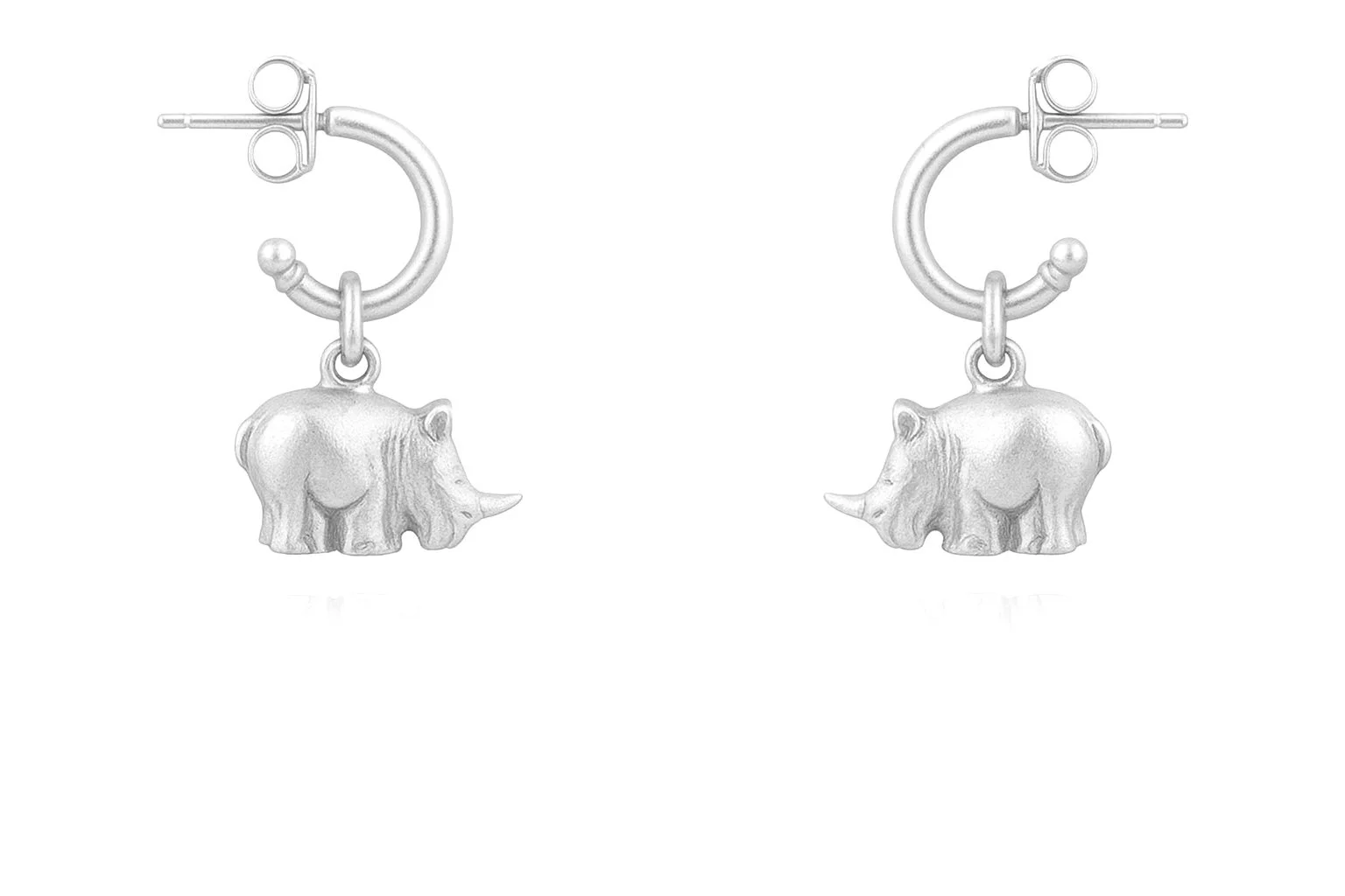 Rhino Earrings